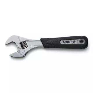 Wright Tool 10" Adjustable Wrench, Ultimate Grip, Chrome
