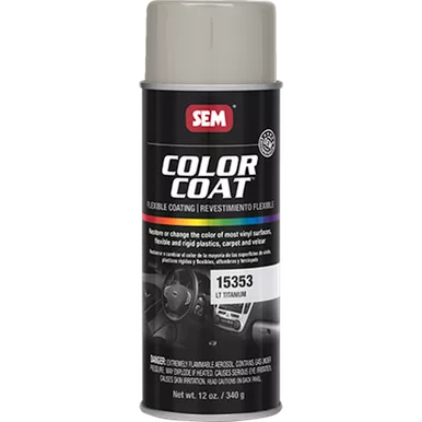 (X)SEM 15353 Lt Titanium Vinyl Coat Flexible Coating 16 oz/12 oz Net