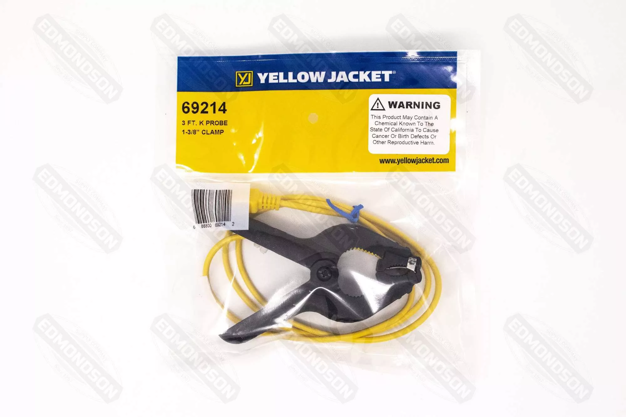 Yellow Jacket 69214 Replacement Clamp Temperature Probe – Type K (3′)